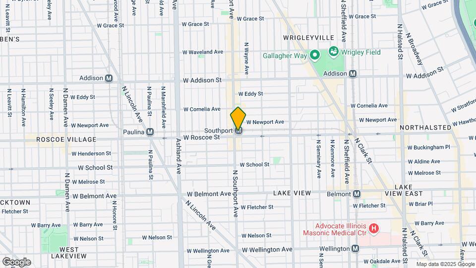 3401 N Southport Ave Map and Location Details