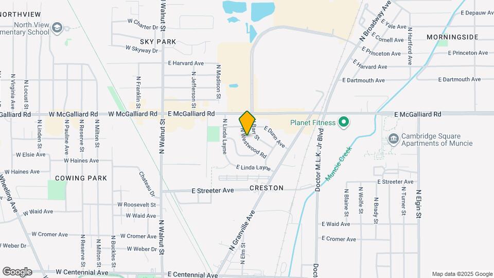 2912 N Westwood Rd Map and Location Details