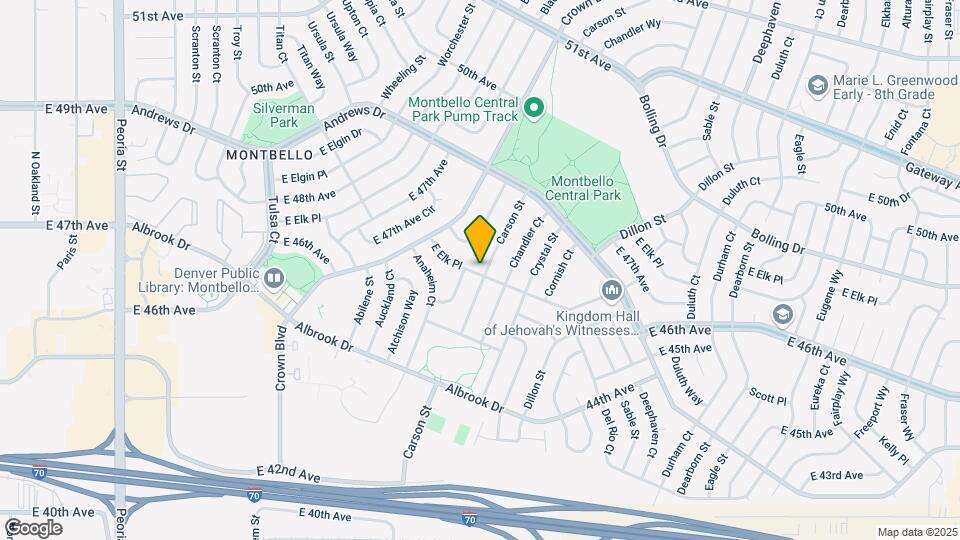4751 Carson St Map and Location Details