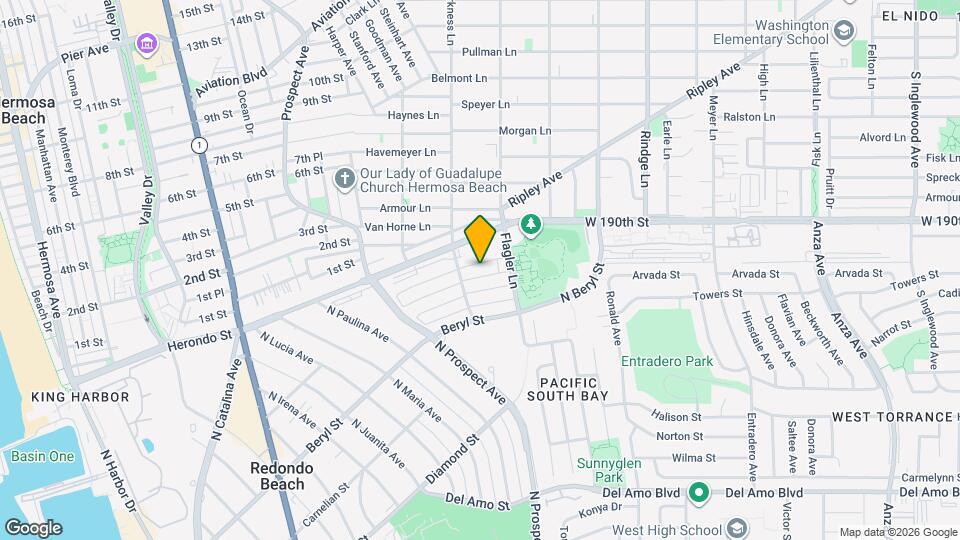 1310 Agate St, Unit C Mapa y Detalles de la Ubicación