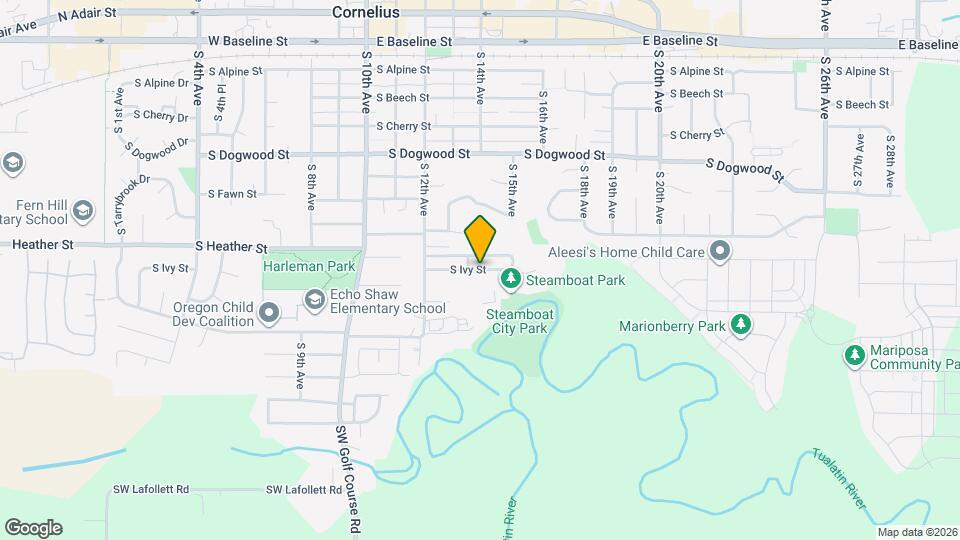 1330 S Ivy St Map and Location Details