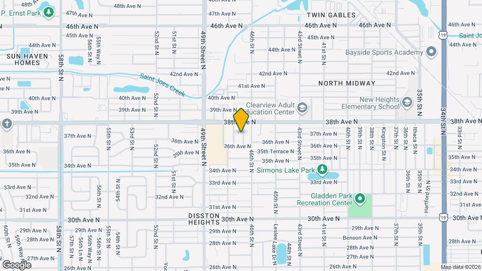 3644 Tifton St N Map and Location Details