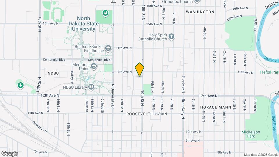 1228 10th St N-Unit -3 Map and Location Details