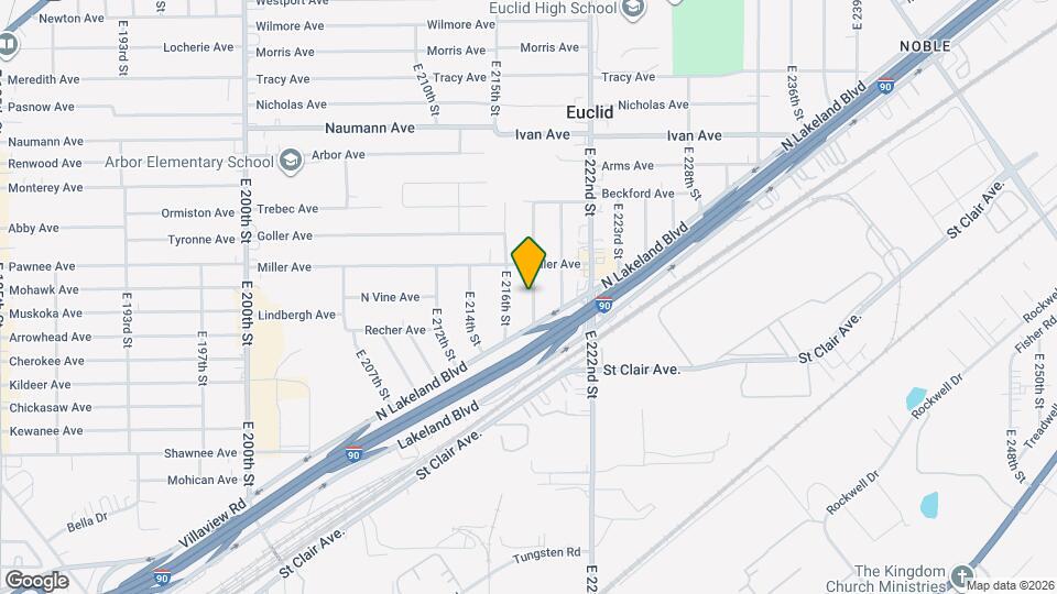 920 E 218th St Map and Location Details