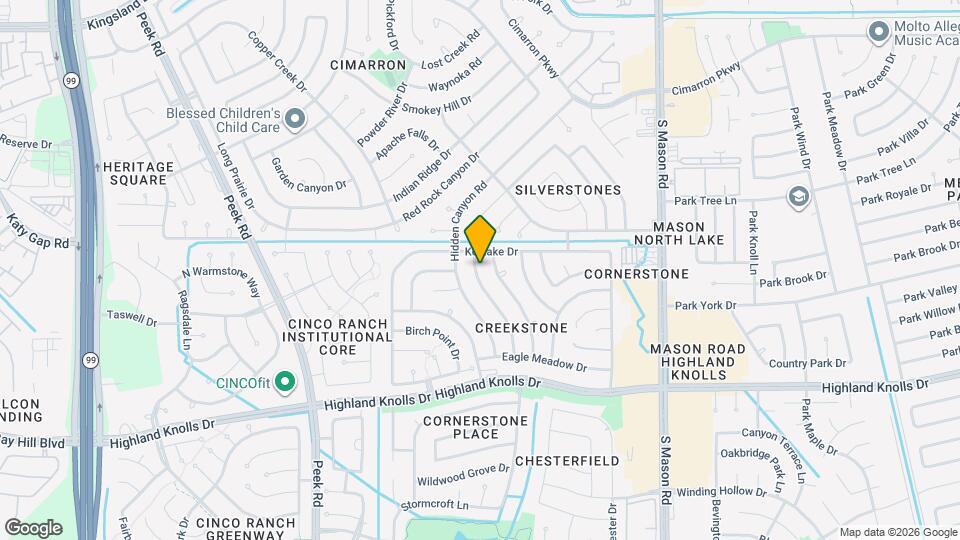 1215 Three Forks Dr Map and Location Details