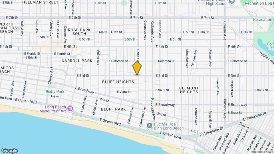 3140 E 3rd St Mapa y Detalles de la Ubicación