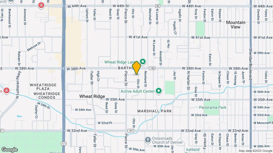 6706 W 37th Pl Map and Location Details