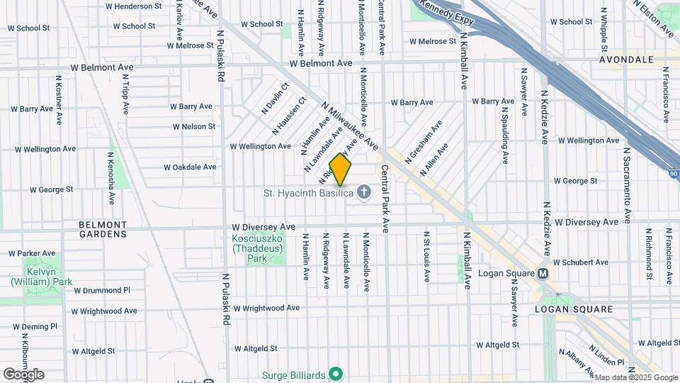 2852 N Lawndale Ave, Unit B Mapa y Detalles de la Ubicación