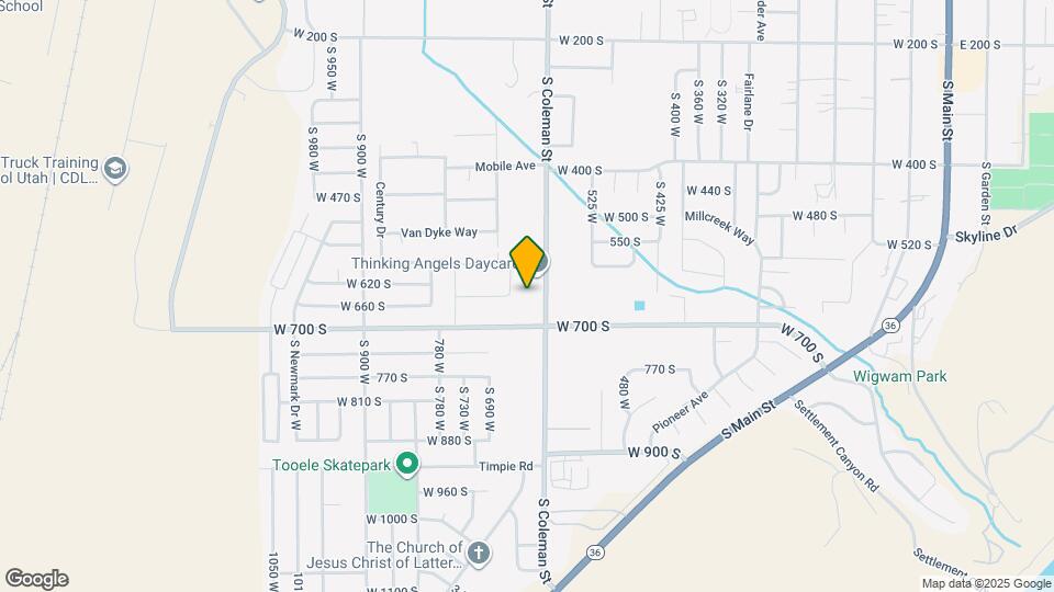 646 S Coleman St Map and Location Details