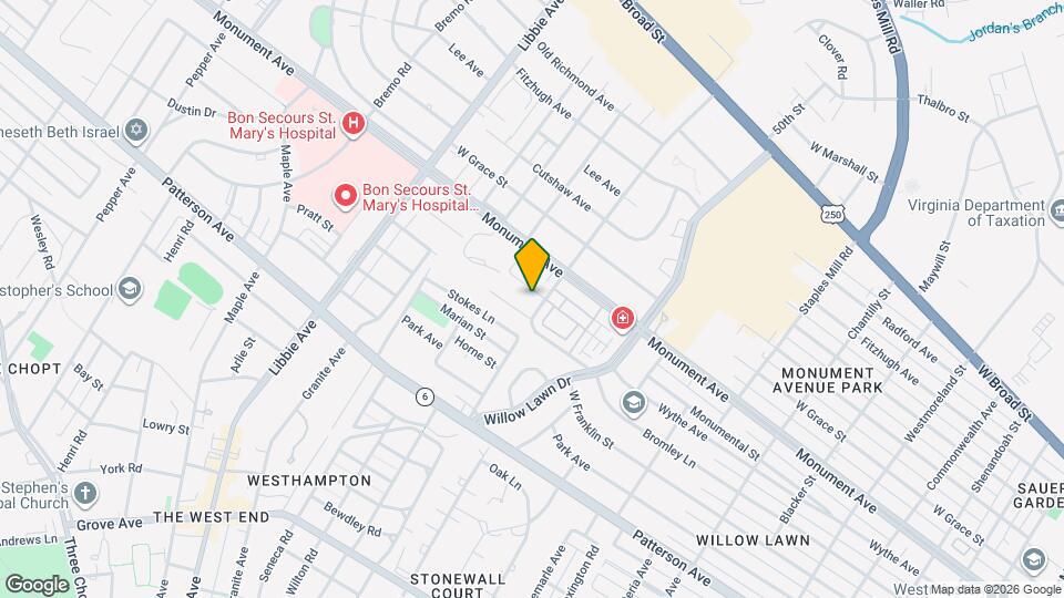 5303 W Franklin St Map and Location Details