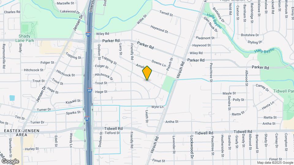 4118 Topping St Map and Location Details