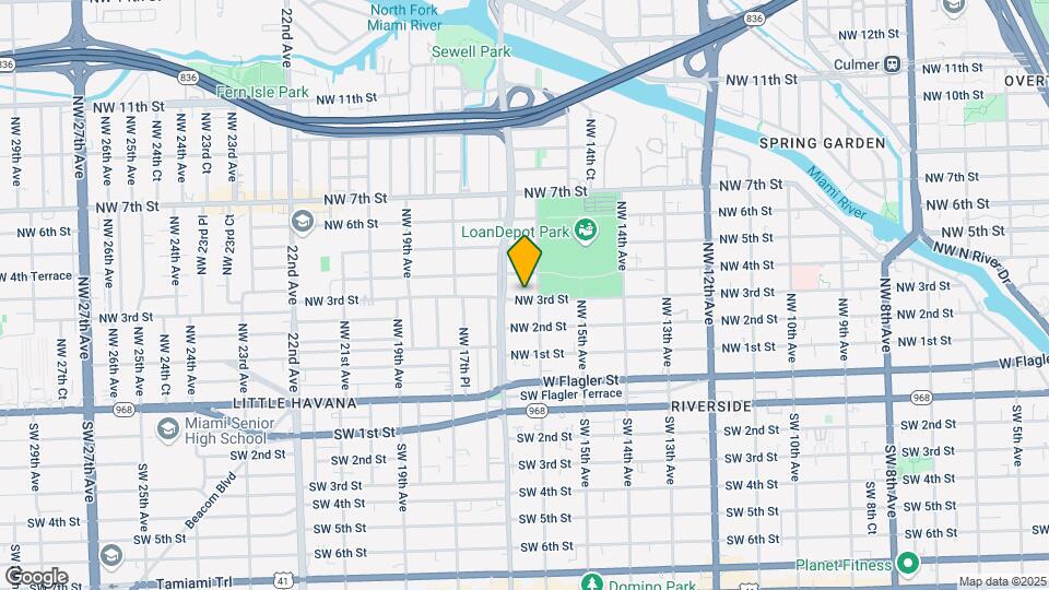 1627 NW 3rd St Map and Location Details