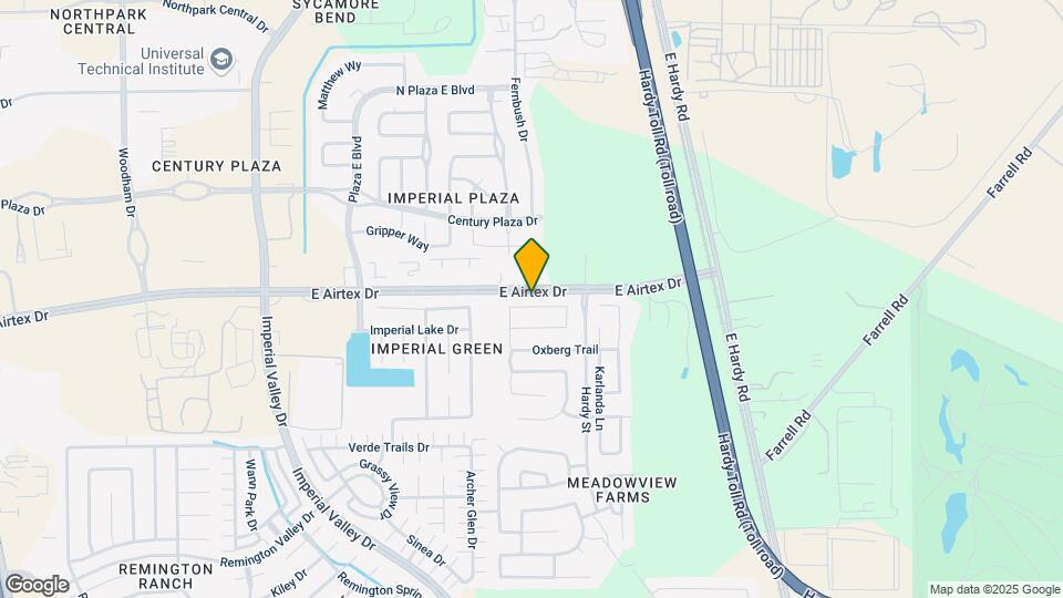 1427 Hade Falls Ln Mapa y Detalles de la Ubicación