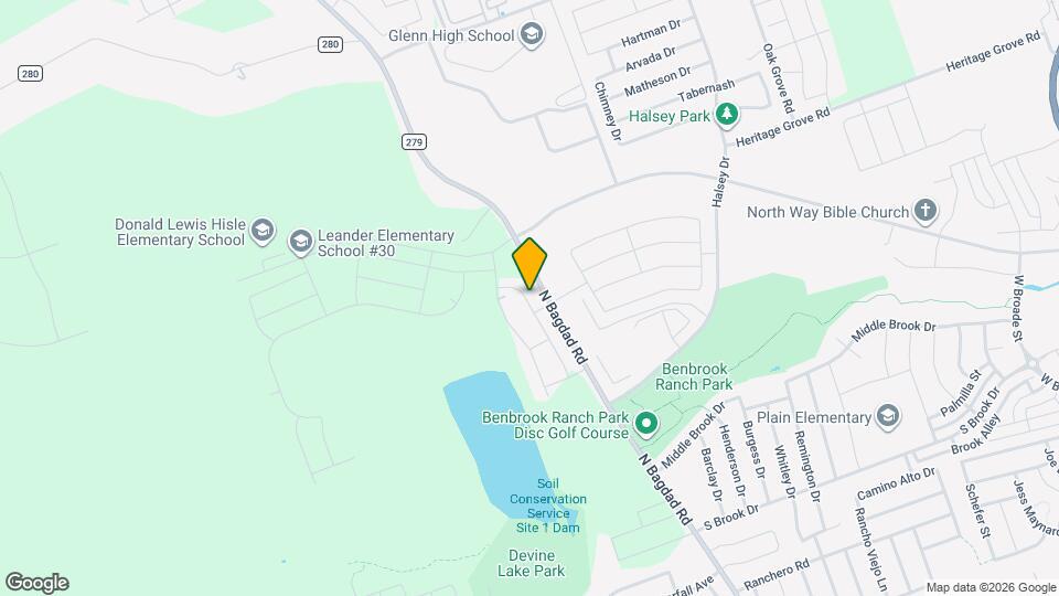 1512 Weatherford Ln Map and Location Details