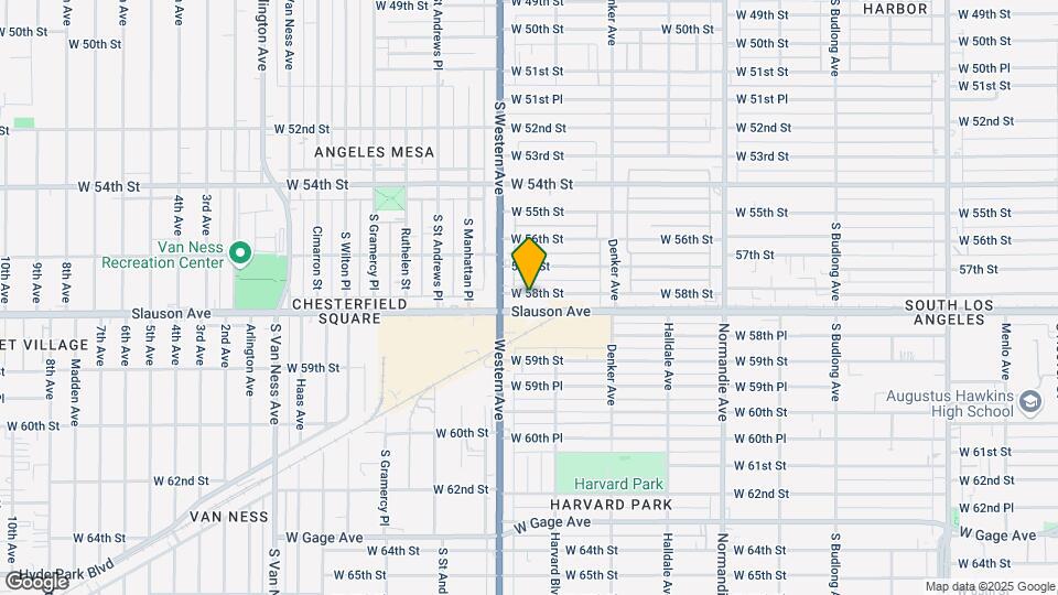 1728 W 58th St Map and Location Details
