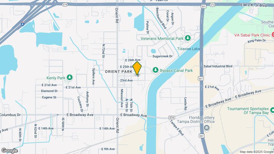 7621 Pennsylvania Dr Map and Location Details