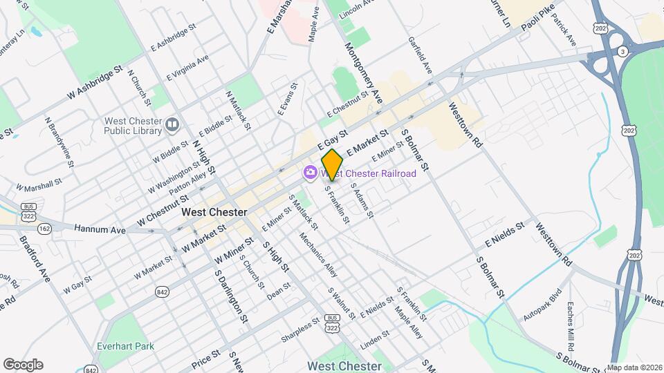 308 E Miner St Map and Location Details