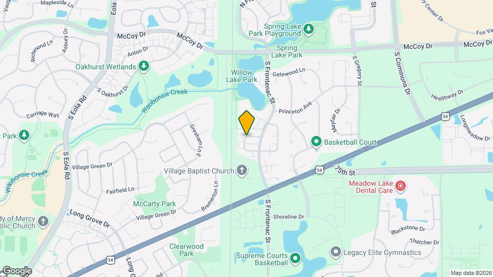 415 Echo Ln, Unit 3 Map and Location Details