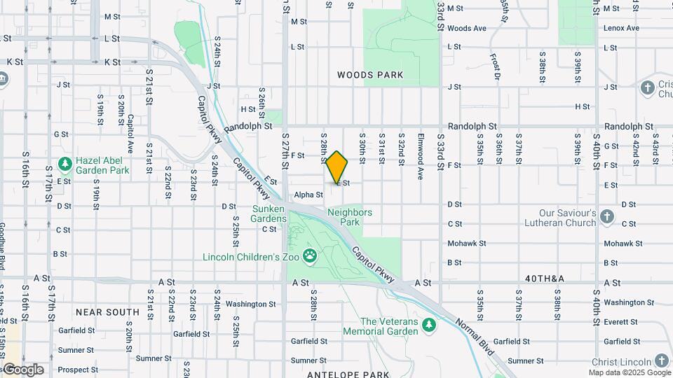 1021 S 29th St-Unit -2 Map and Location Details