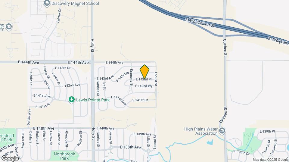 6302 E 142nd Pl Map and Location Details