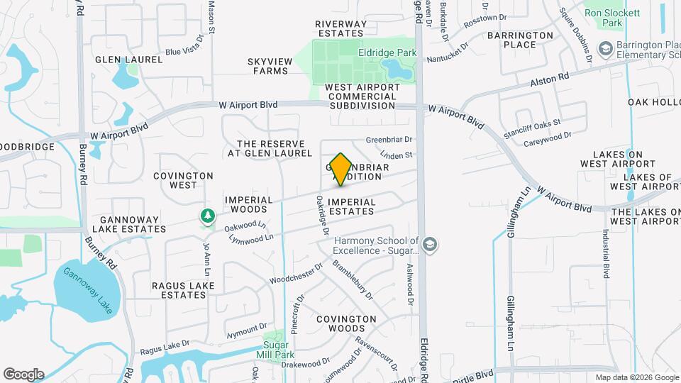 13631 Greenway Dr Map and Location Details