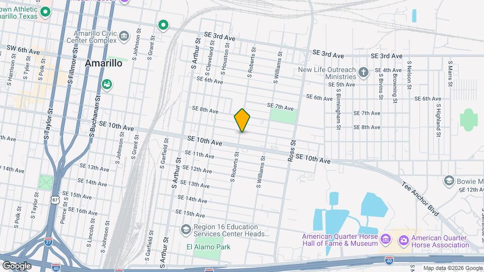 901 S Roberts St Map and Location Details