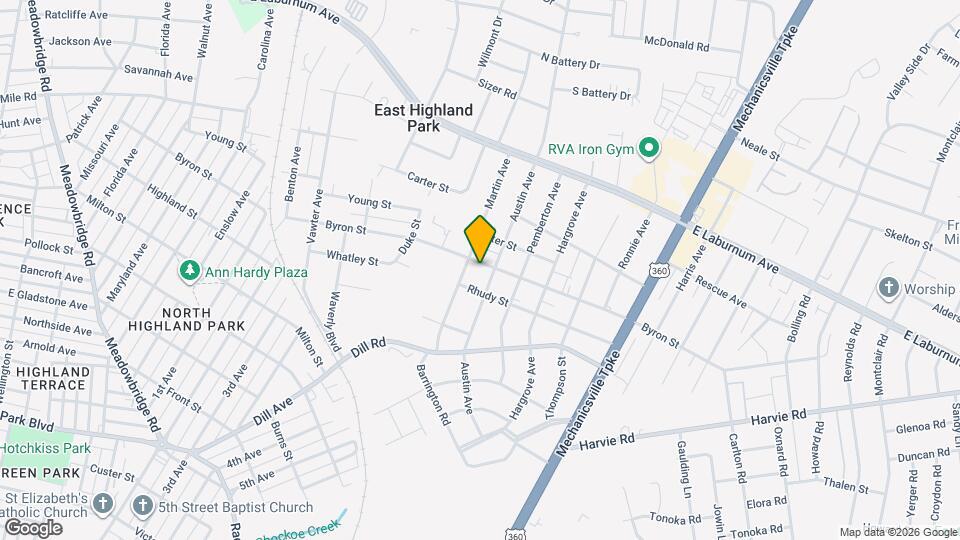 1907 Byron St Map and Location Details