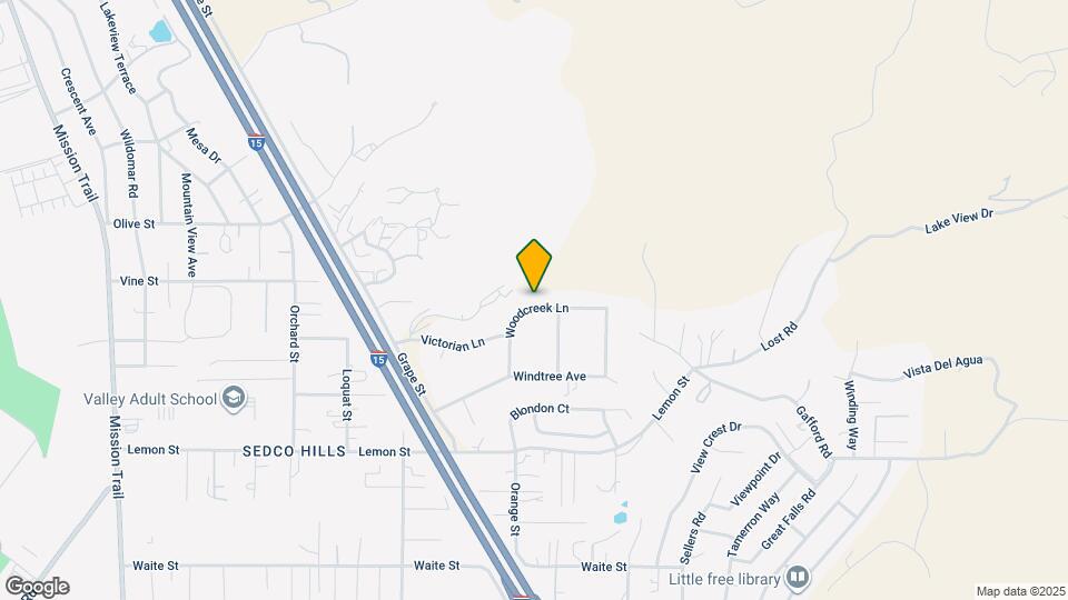 22136 Woodcreek Ln Map and Location Details