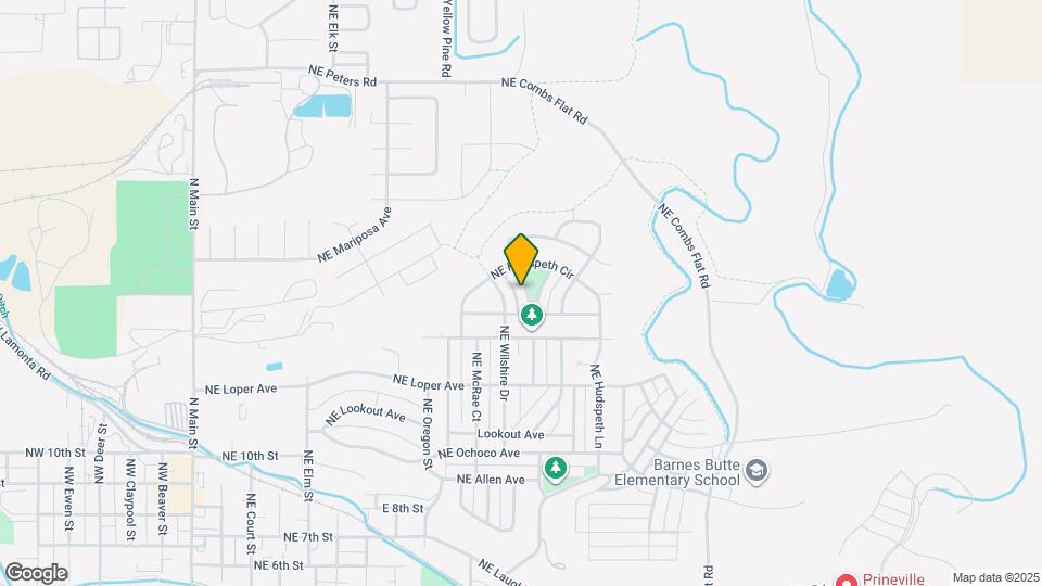 1337 NE Barney St Map and Location Details