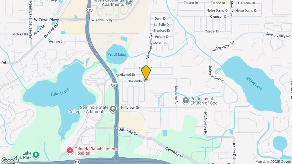 601 Encino Way Map and Location Details