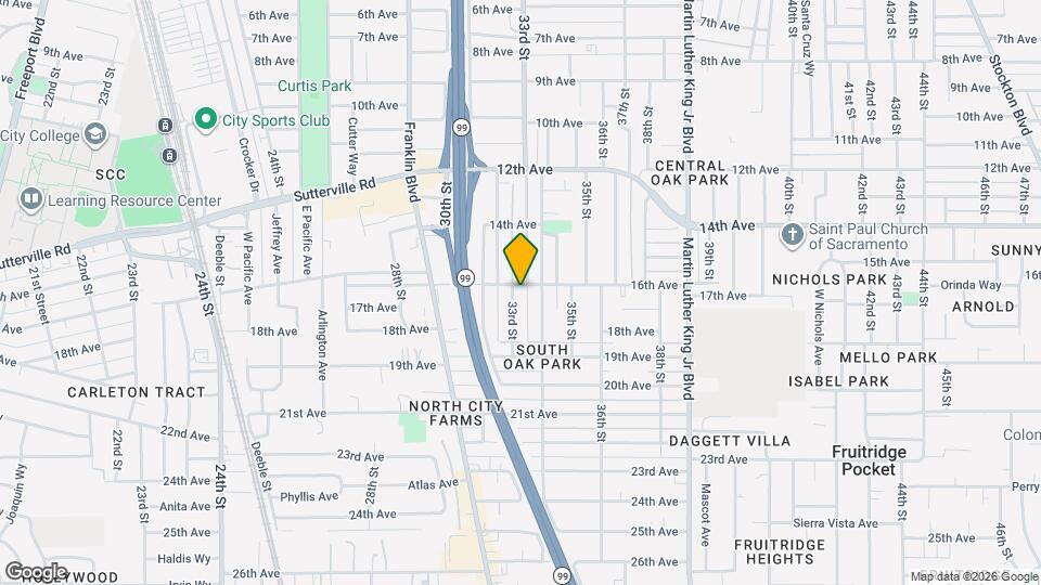 4103 33rd St Map and Location Details