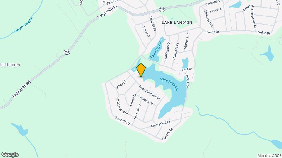 970 Lake Heritage Dr Map and Location Details