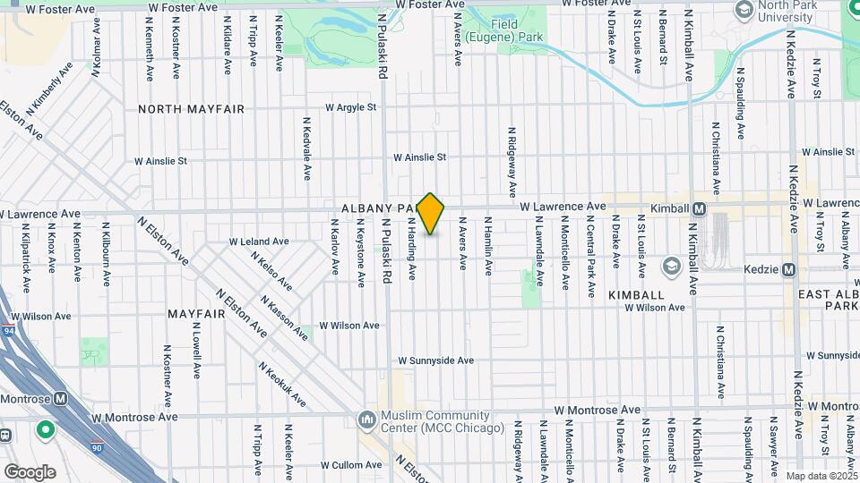 4720 N Springfield Ave Map and Location Details