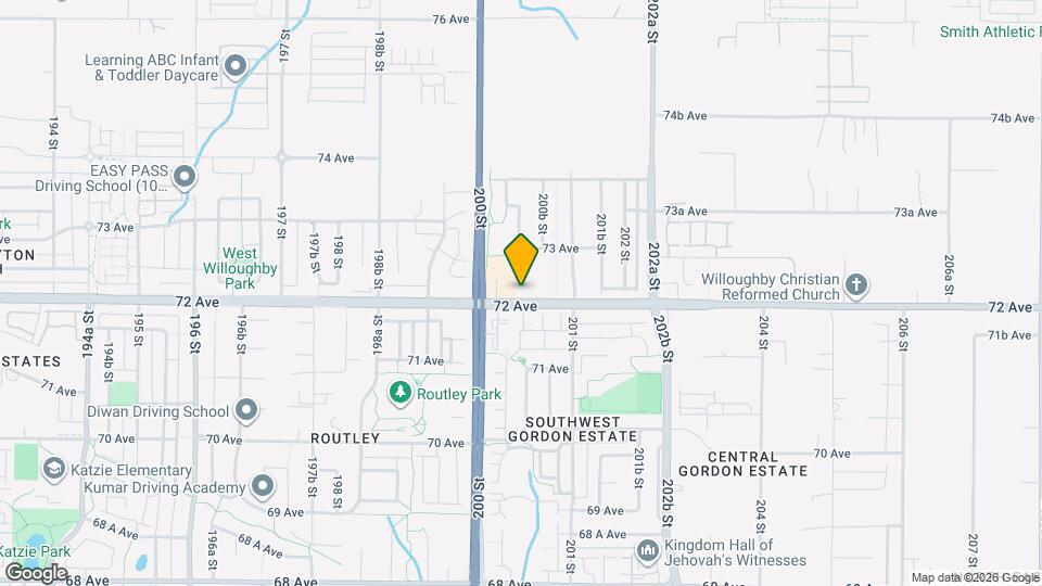 20067-20072 72 Ave Map and Location Details