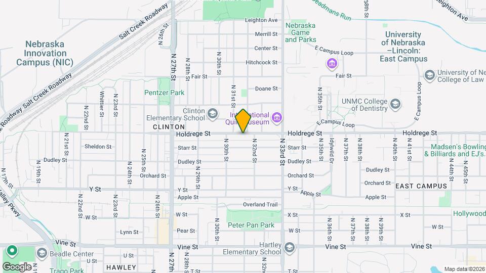 3115 Holdrege St Map and Location Details