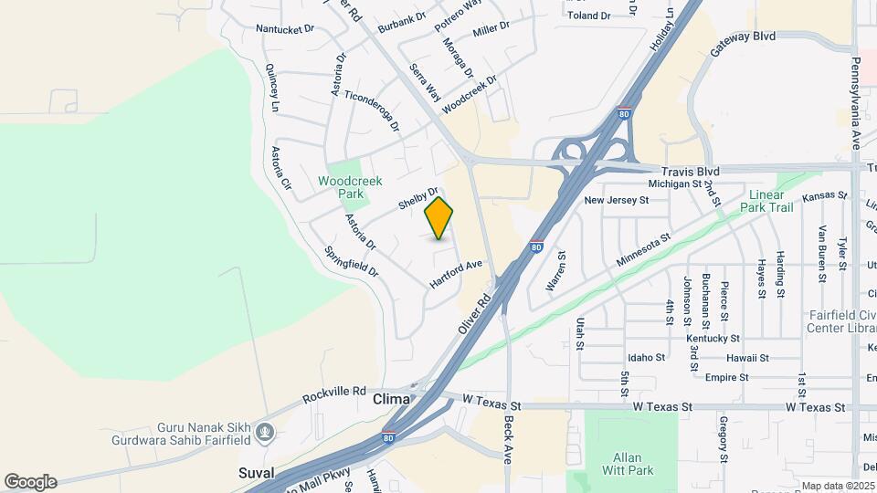 3266 Shelby Pl Map and Location Details