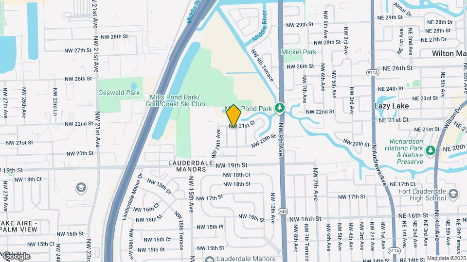 2025 NW 12th Ave Map and Location Details