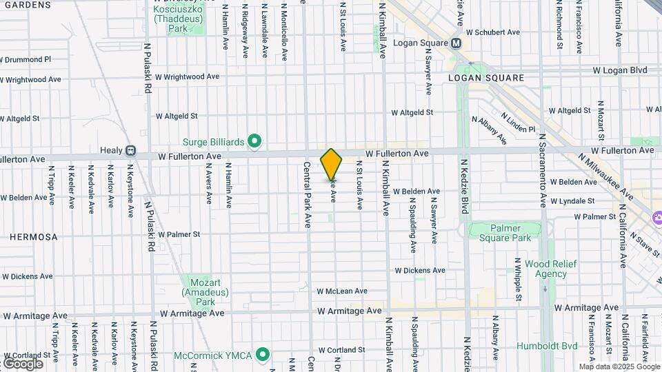 2312 N Drake Ave, Unit 2312-3N Map and Location Details