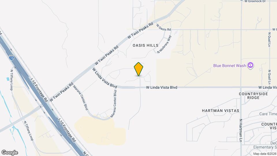 6041 W Calle Palmitas Map and Location Details