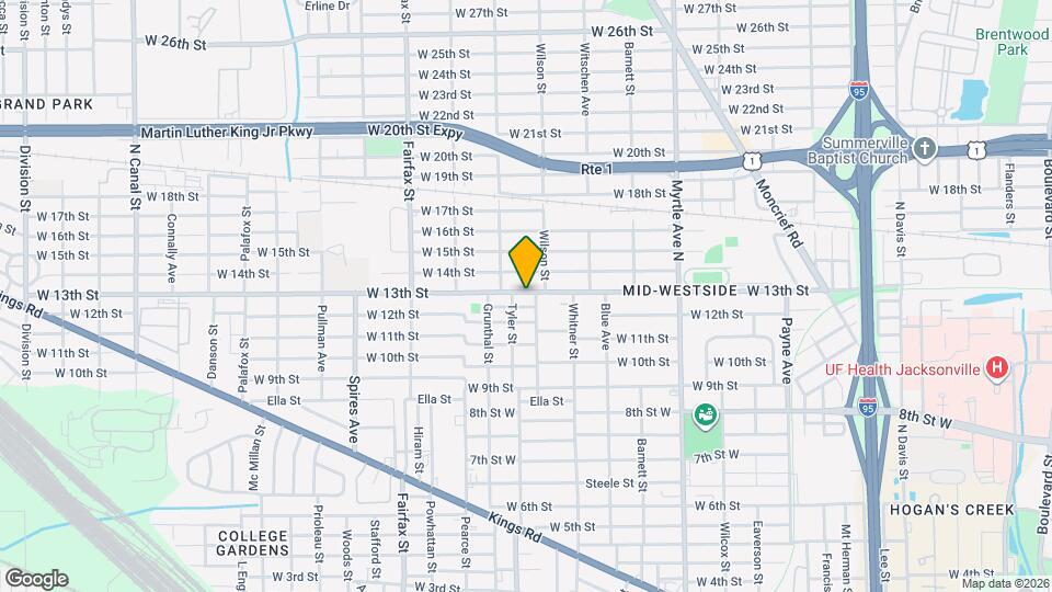 1576 W 13th St Map and Location Details