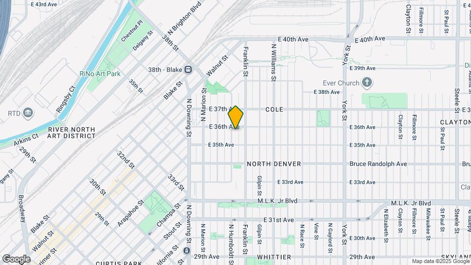 3544 Humboldt St Map and Location Details
