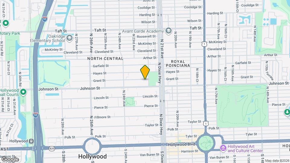 2212 Grant St Map and Location Details