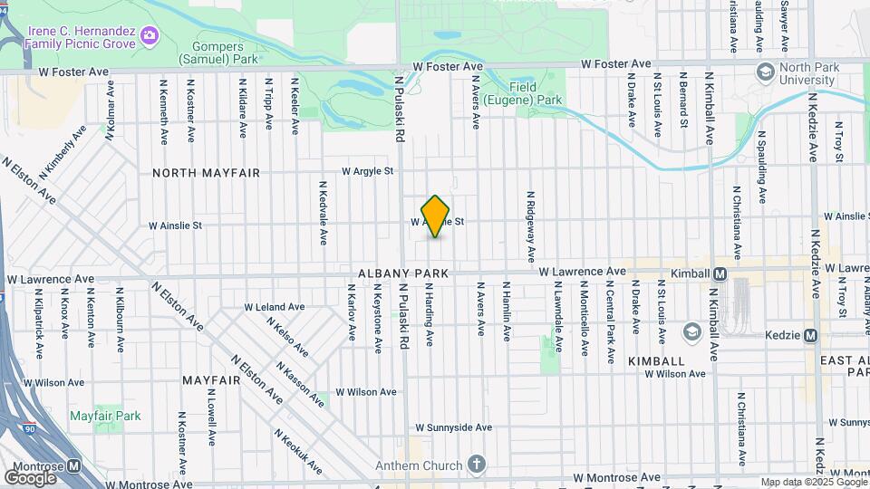 4833 N Harding Ave Mapa y Detalles de la Ubicación