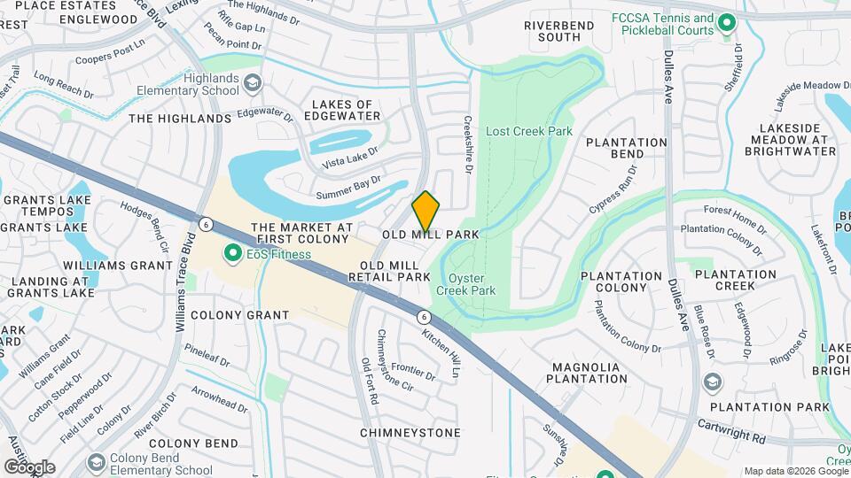 2234 Mill Creek Dr Map and Location Details