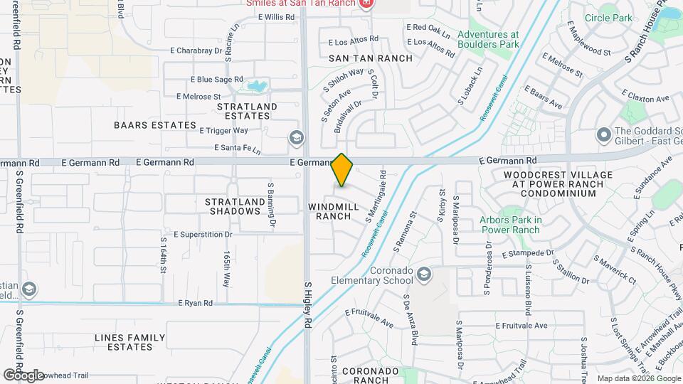 3296 E Warbler Rd Map and Location Details