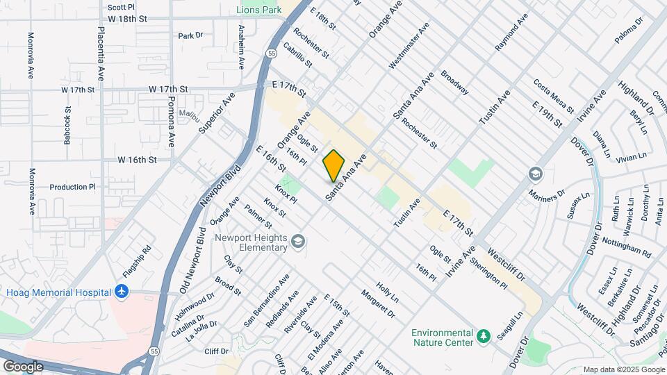 296 16th Pl, Unit B Map and Location Details