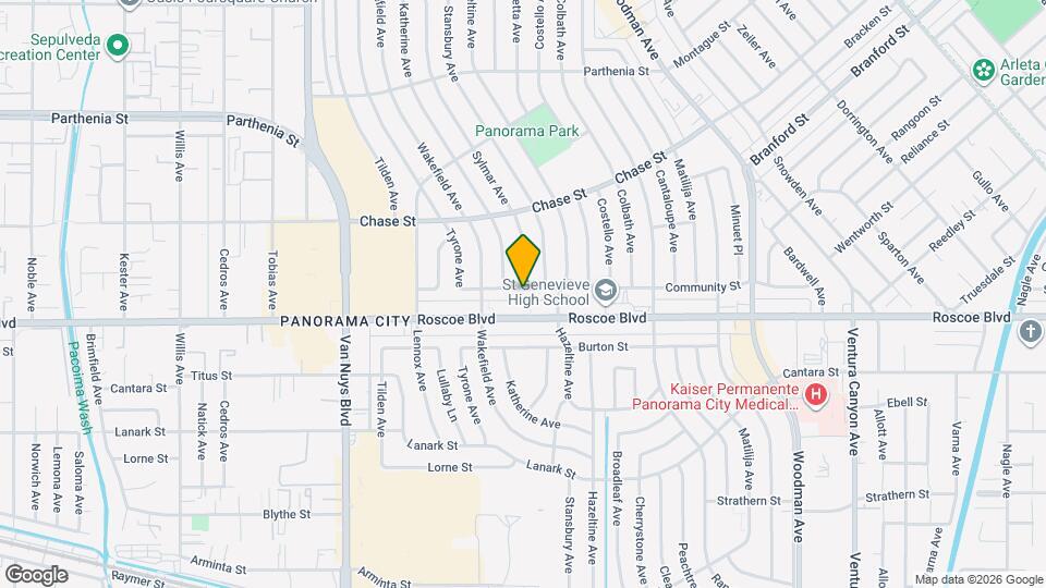 14148 Community St Map and Location Details