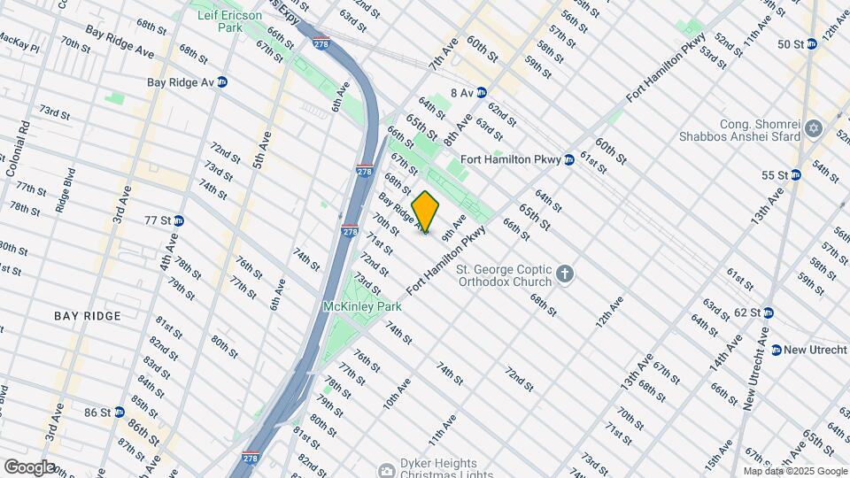 861 Bay Ridge Ave Map and Location Details