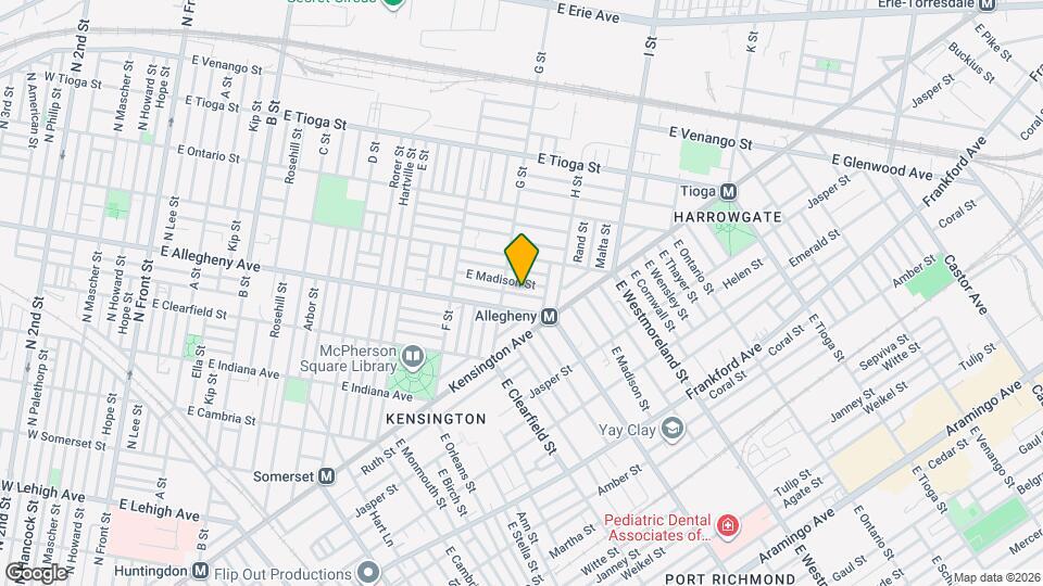 827 E Hilton St Map and Location Details