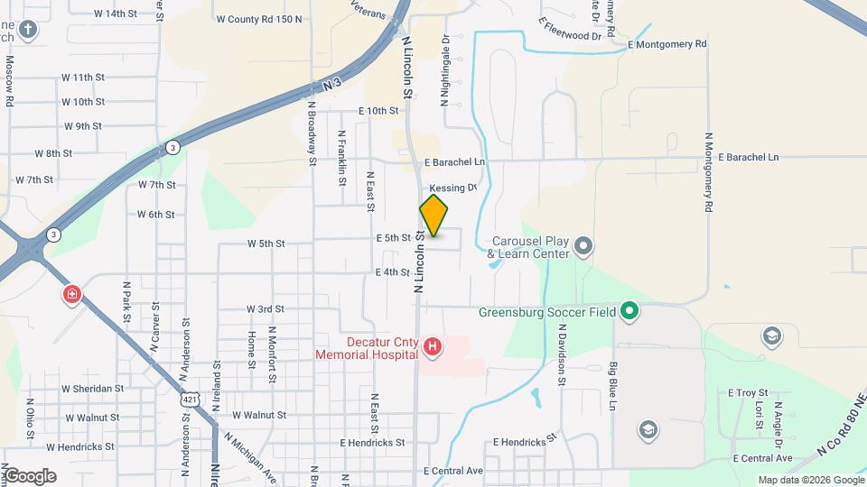 404 Minary Ln Mapa y Detalles de la Ubicación